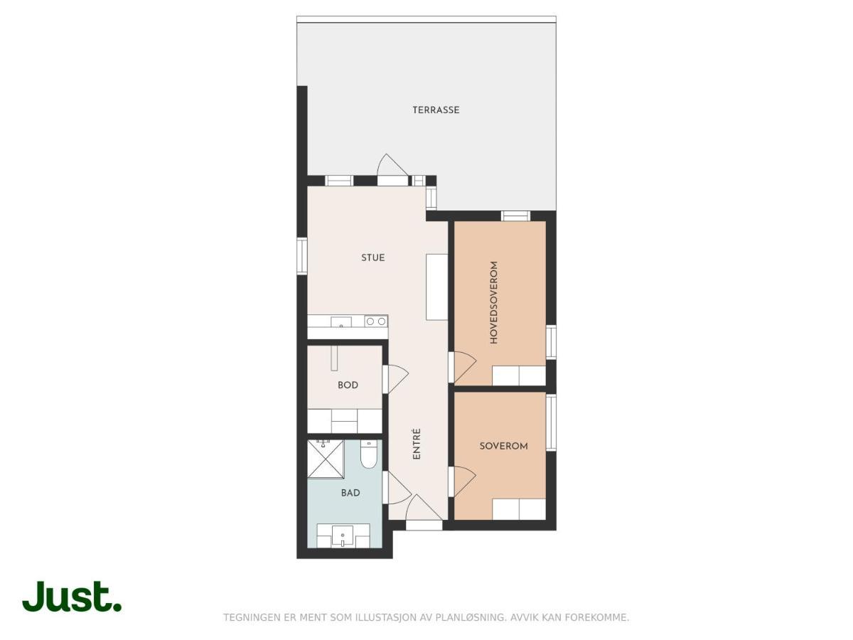 Skir 2 Bdr Corner View Apartement Tromsø Exterior foto